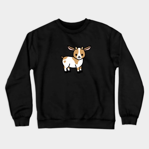 Goat Crewneck Sweatshirt by littlemandyart